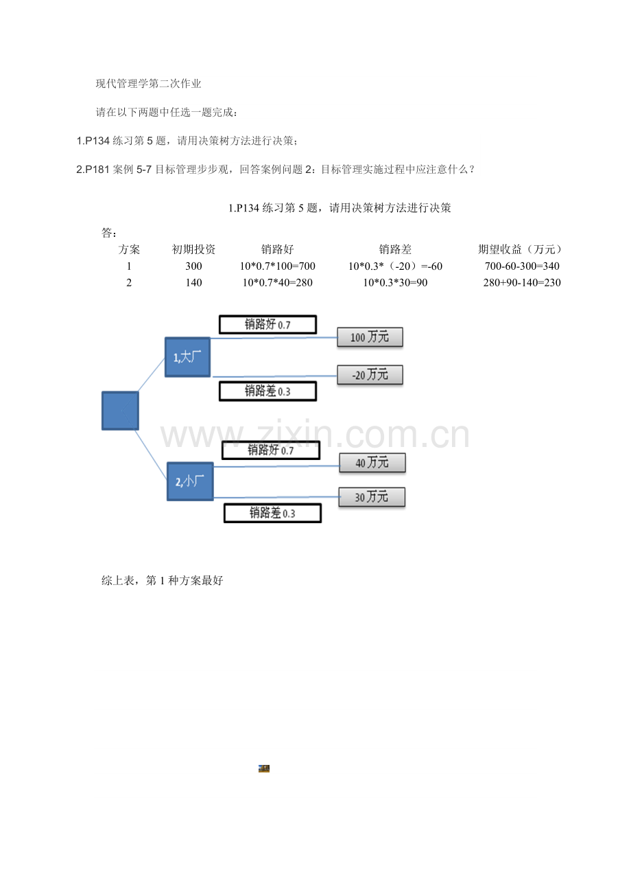 交大网络现代管理学第二次作业.doc_第1页