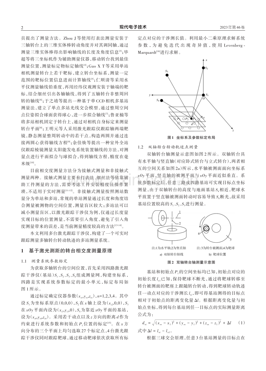 基于多边法的多轴转台相交度测量方法.pdf_第2页