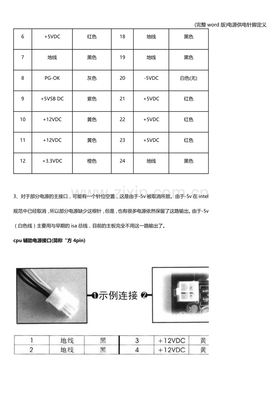 电源供电针脚定义.doc_第2页