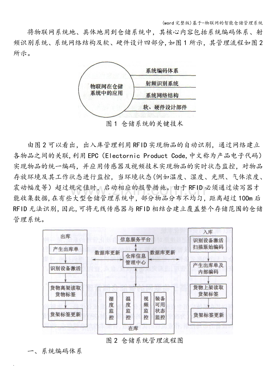 基于-物联网的智能仓储管理系统.doc_第2页