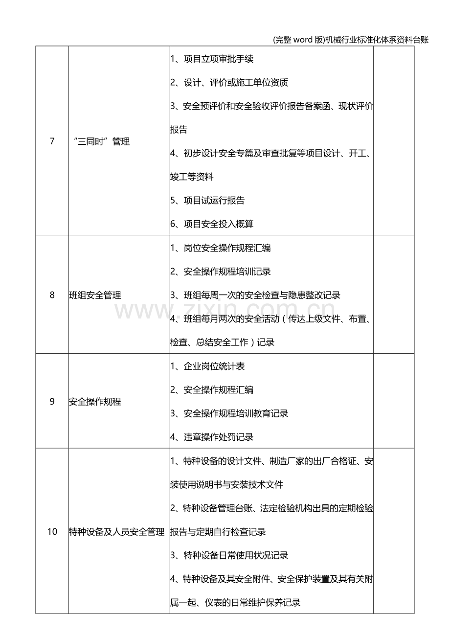 机械行业化体系资料台账.doc_第3页