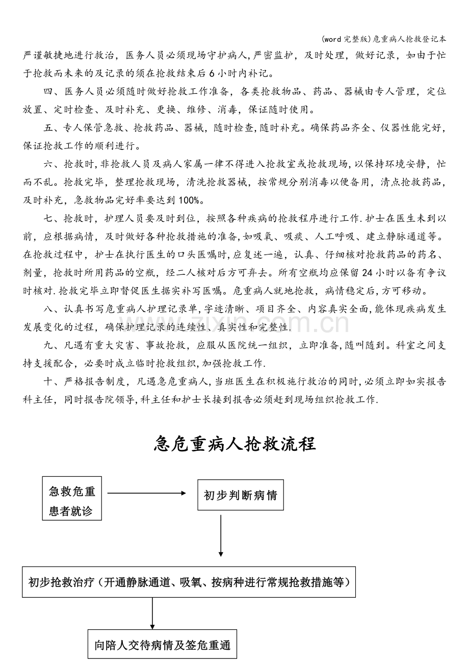 危重病人抢救登记本.doc_第3页