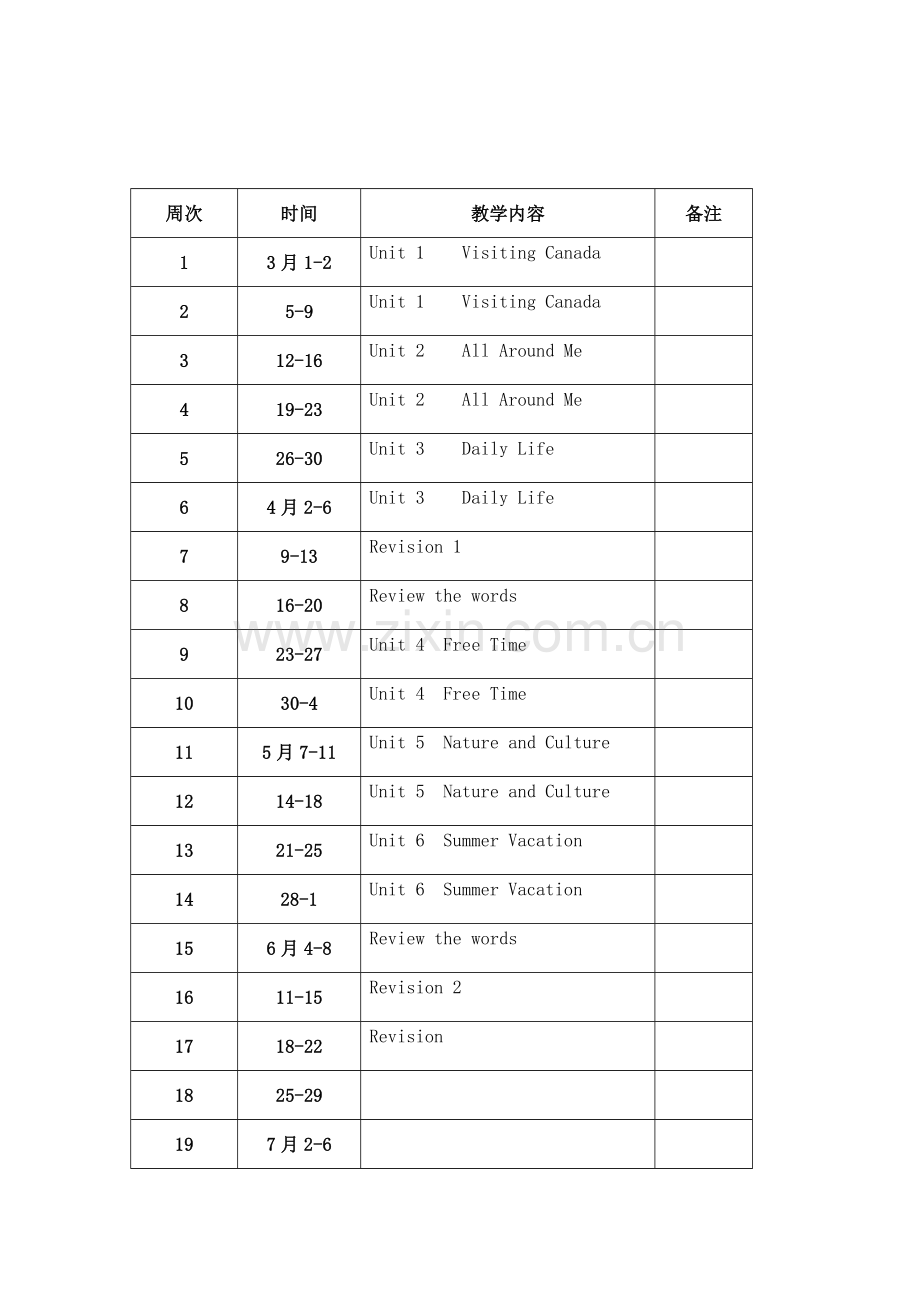 新起点人教版英语六年级下册教案.doc_第2页