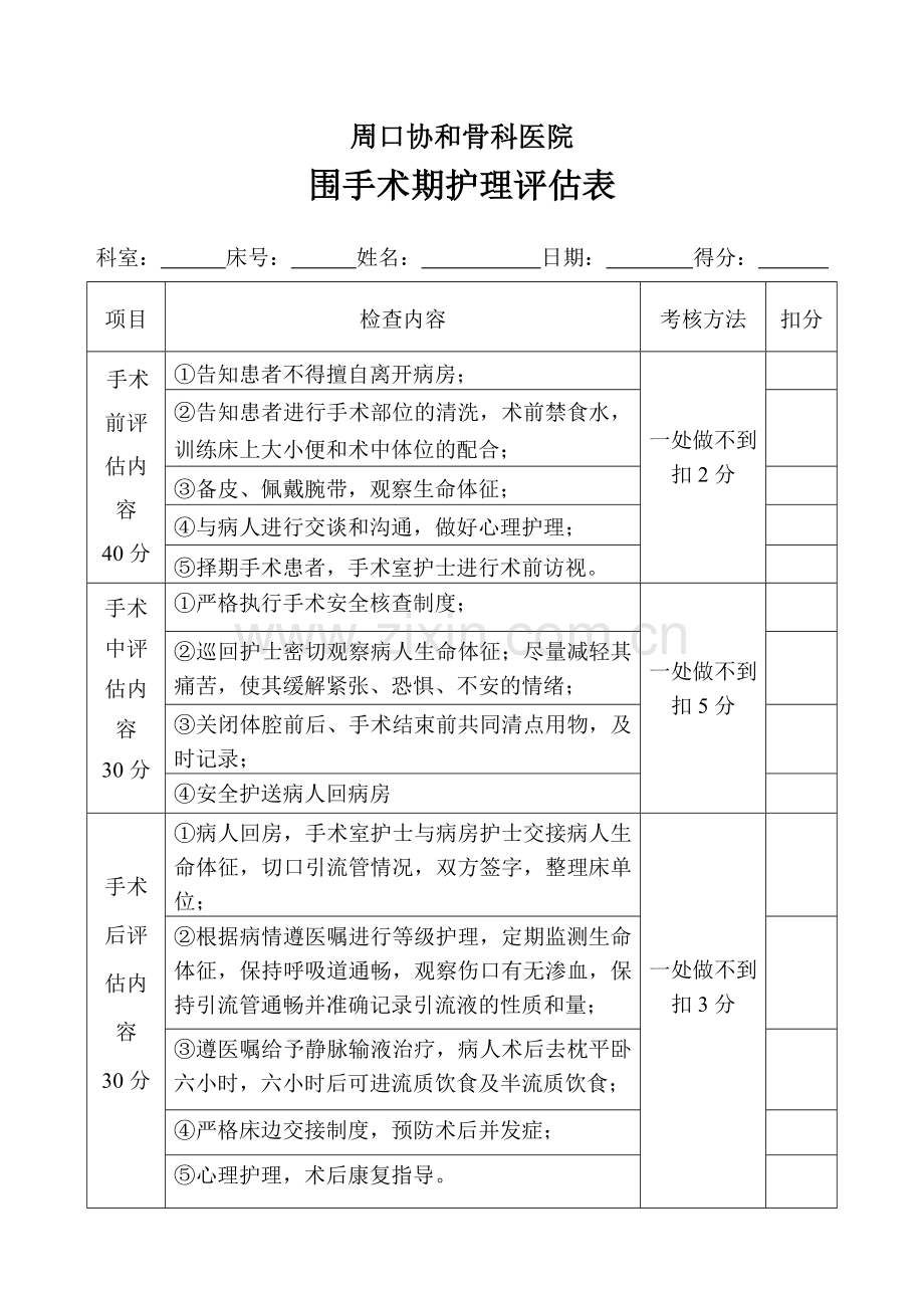 围手术期护理评估表.doc_第1页