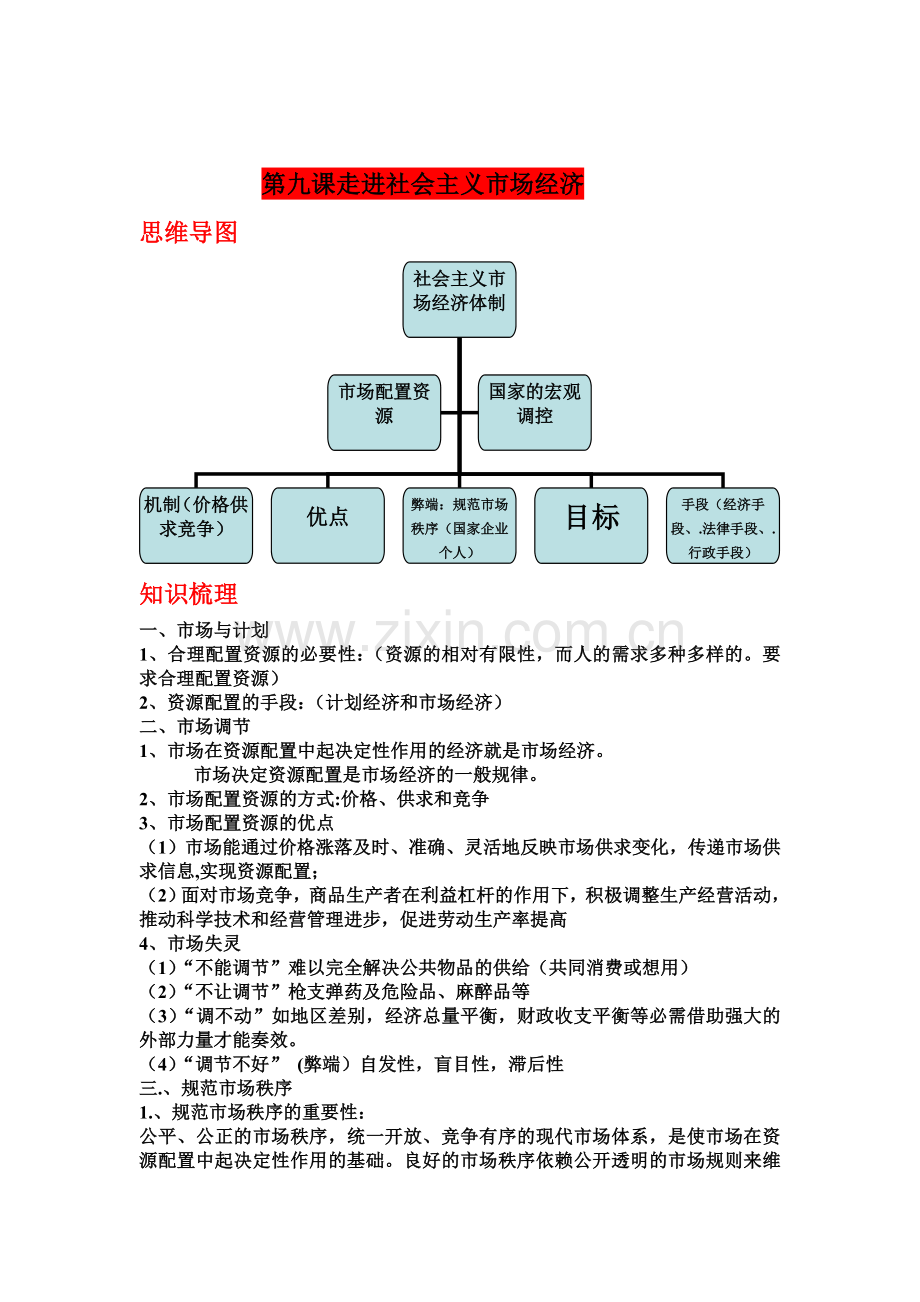 新编《经济生活》第四单元知识结构和知识梳理.doc_第2页