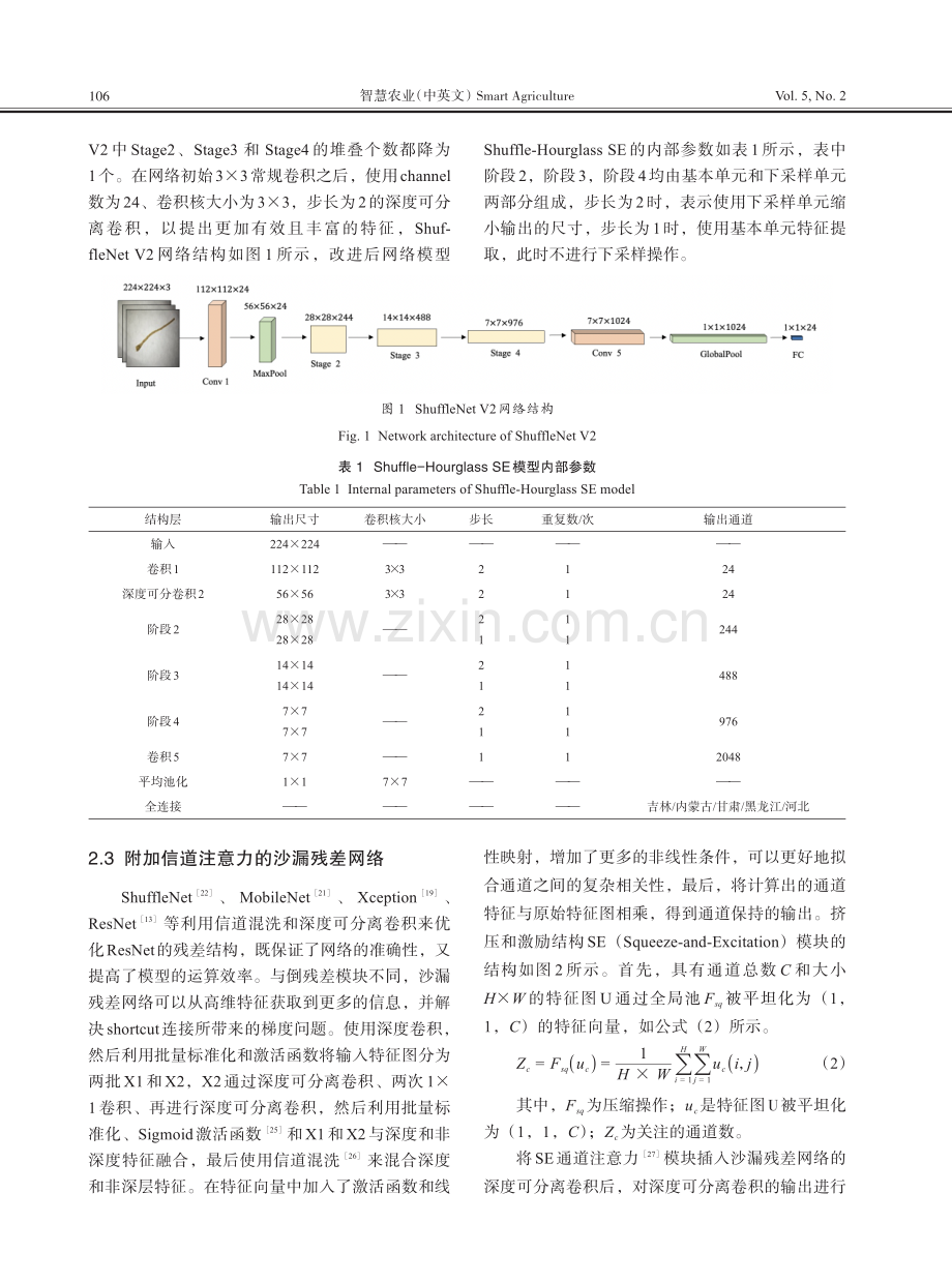 基于改进ShuffleNet V2的轻量级防风药材道地性智能识别.pdf_第3页