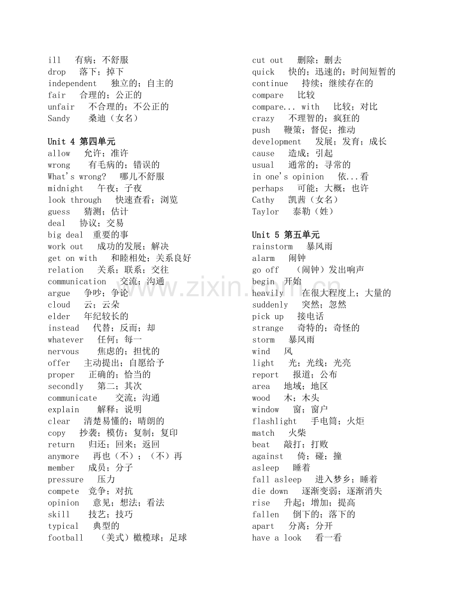 新人教版八年级下册英语单词表(2).doc_第3页