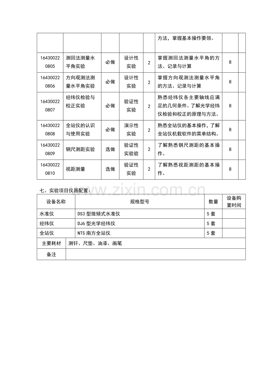 《工程测量》实验教学大纲.doc_第3页