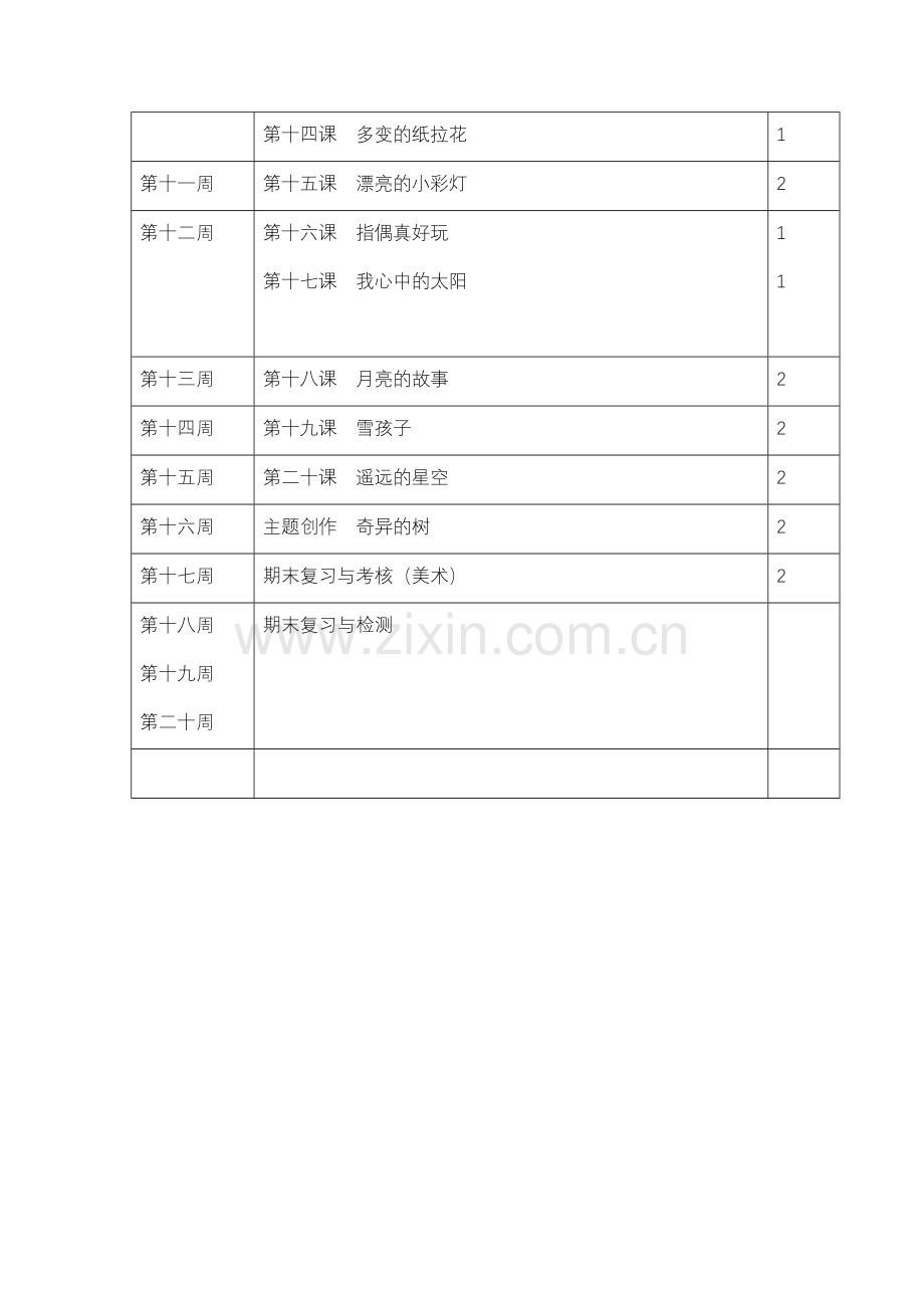 岭南版小学美术一年级上册教案版.doc_第3页