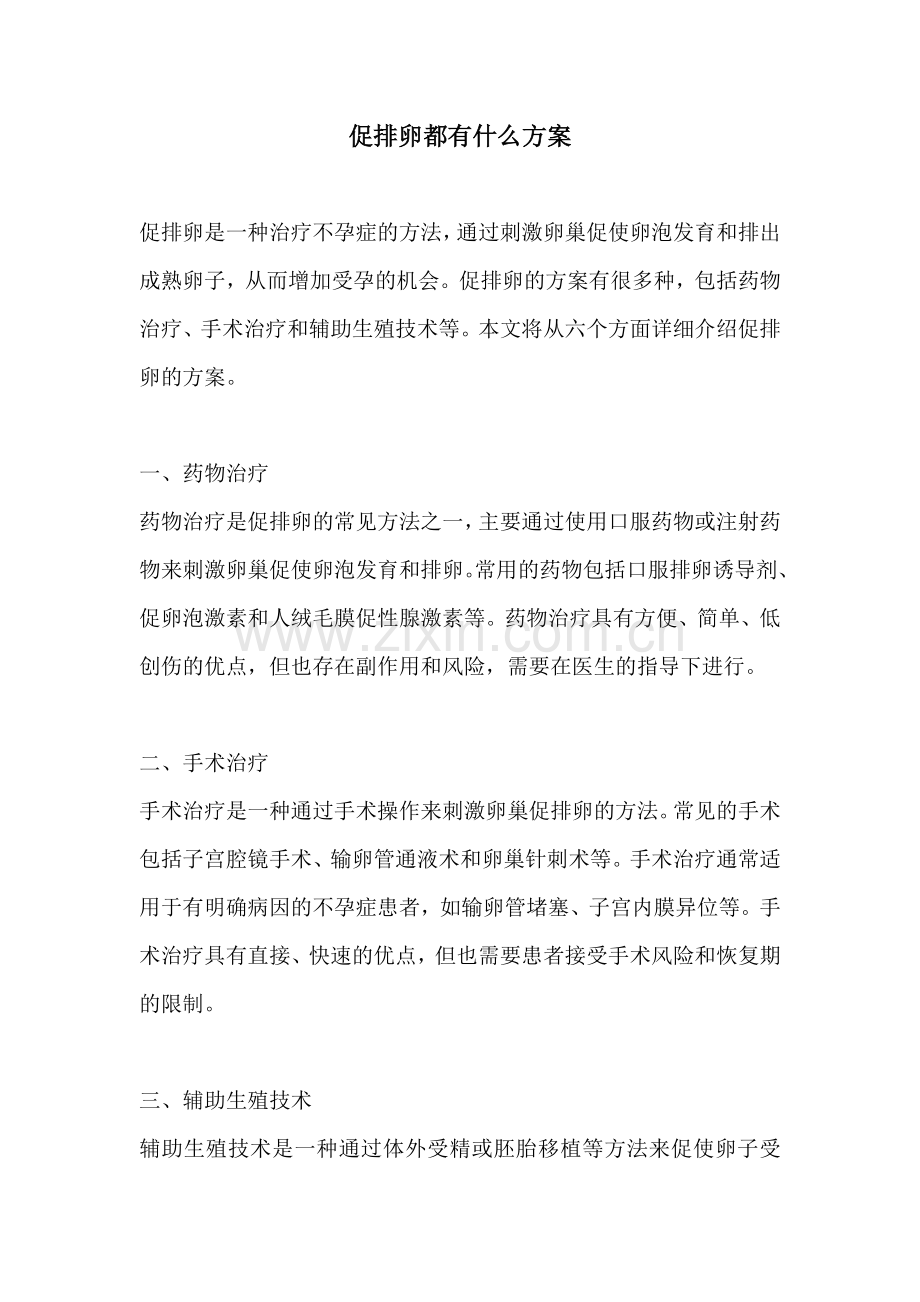 促排卵都有什么方案.docx_第1页