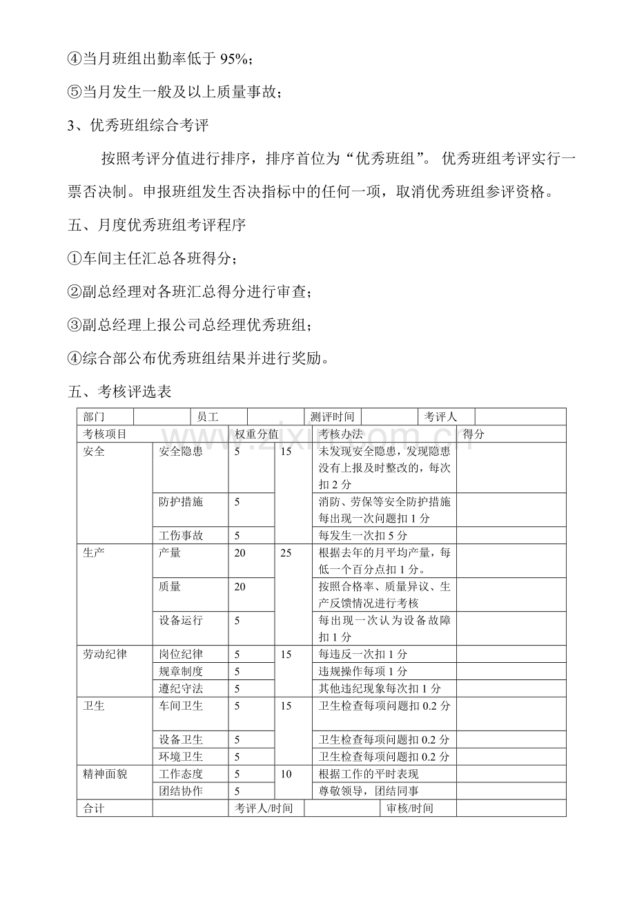 优秀班组评比办法.doc_第2页