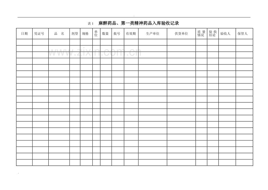 麻醉药品和精神药品管理表格.doc_第2页