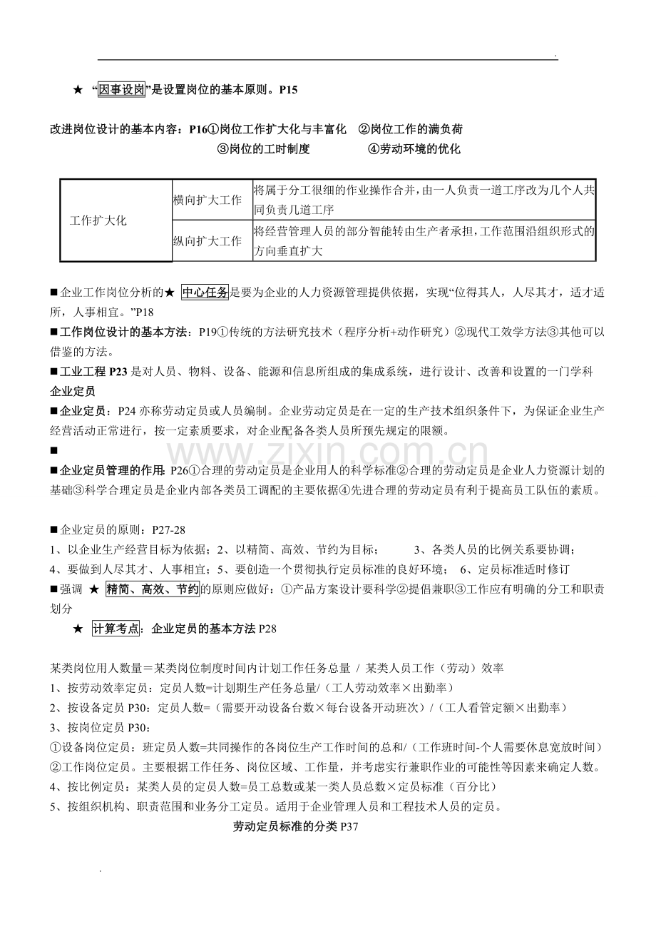 2019年人力资源三级技能知识复习资料.doc_第2页