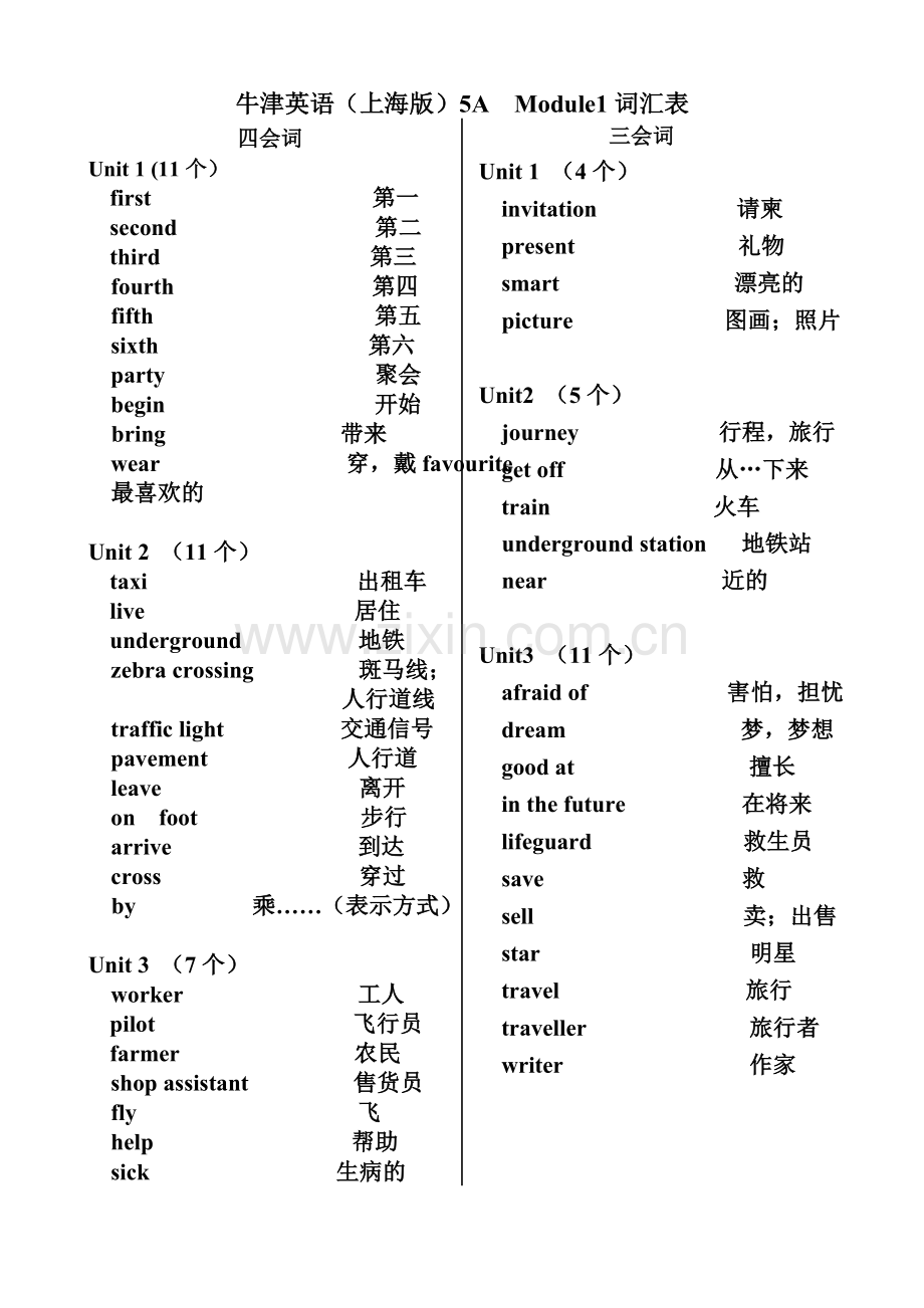 -上海牛津小英5A.doc_第1页