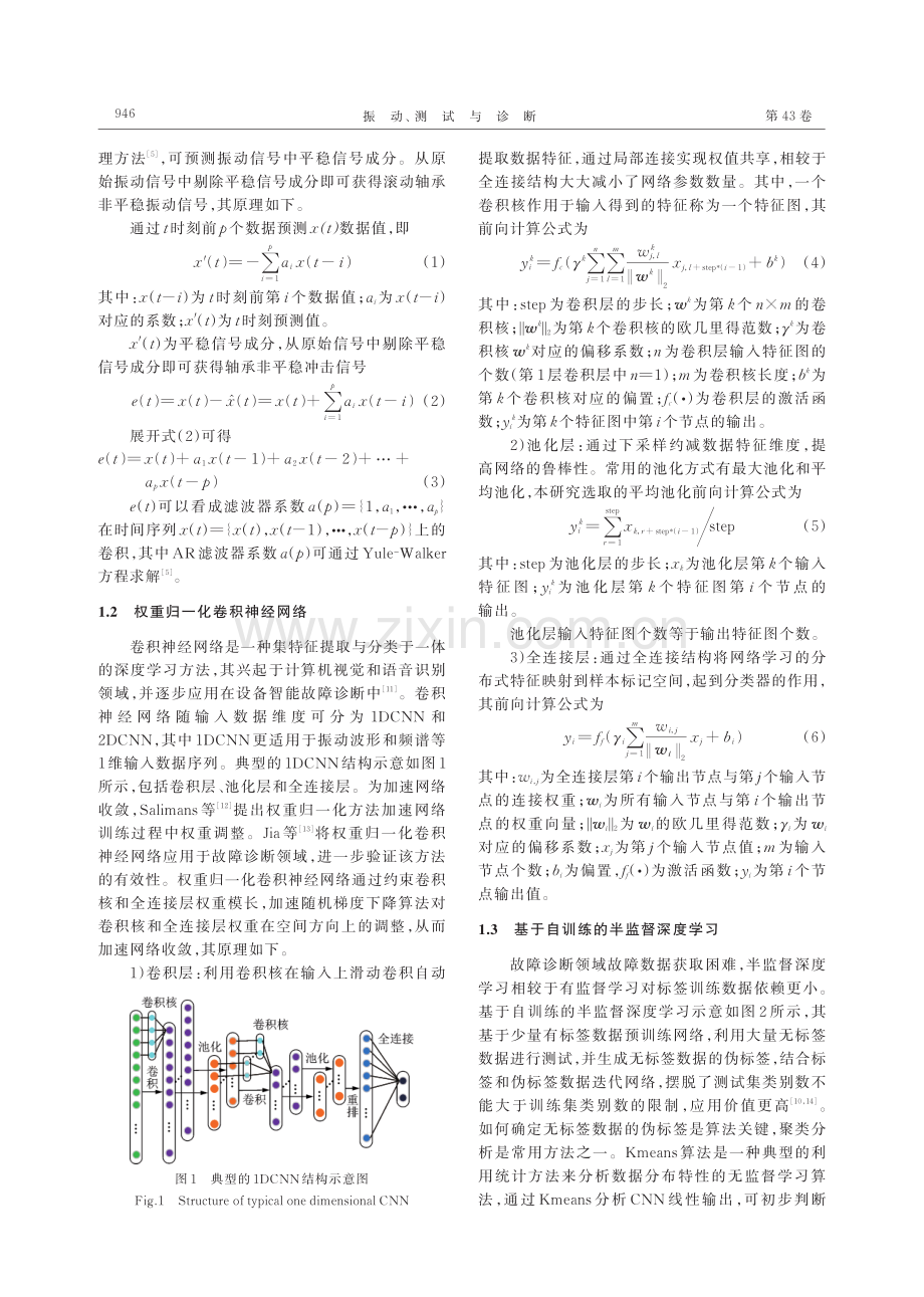 基于改进CNN和Kmeans的双转子轴承半监督故障诊断.pdf_第2页