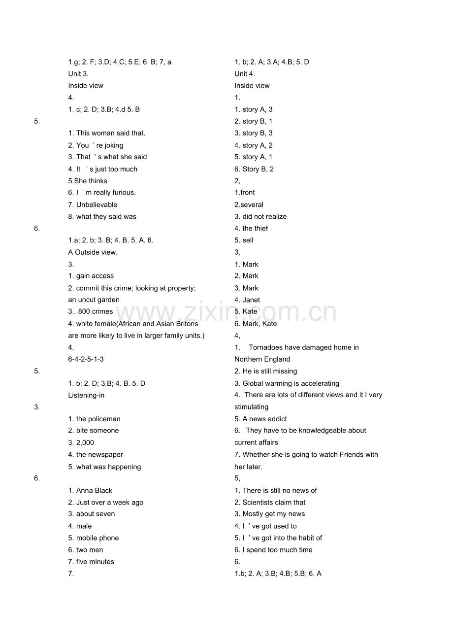 新标准大学英语视听说教程2——习题答案及听力原文.doc_第2页