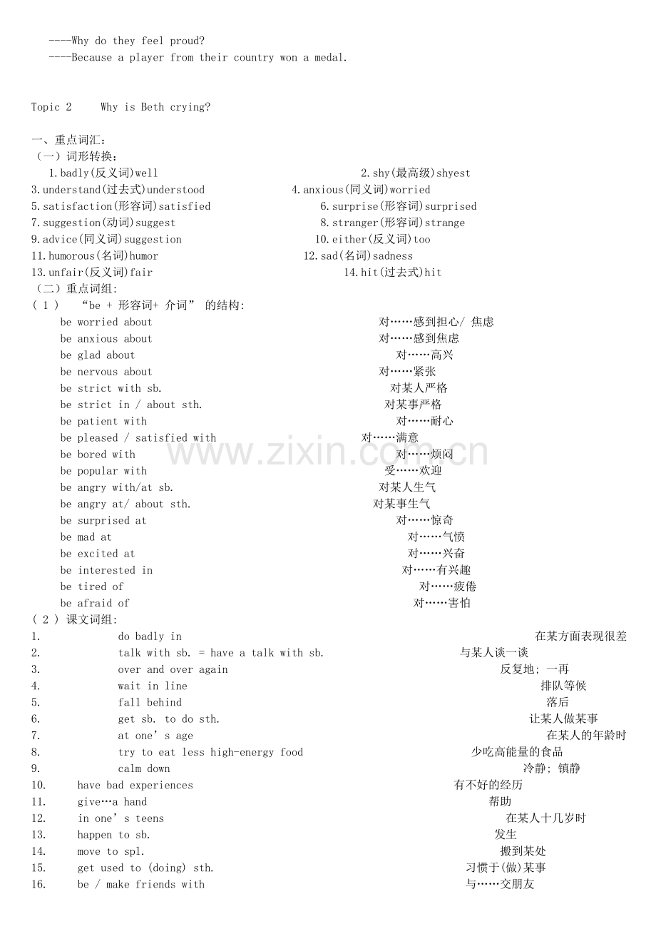 仁爱版八年级英语下册语言知识点归纳.doc_第3页