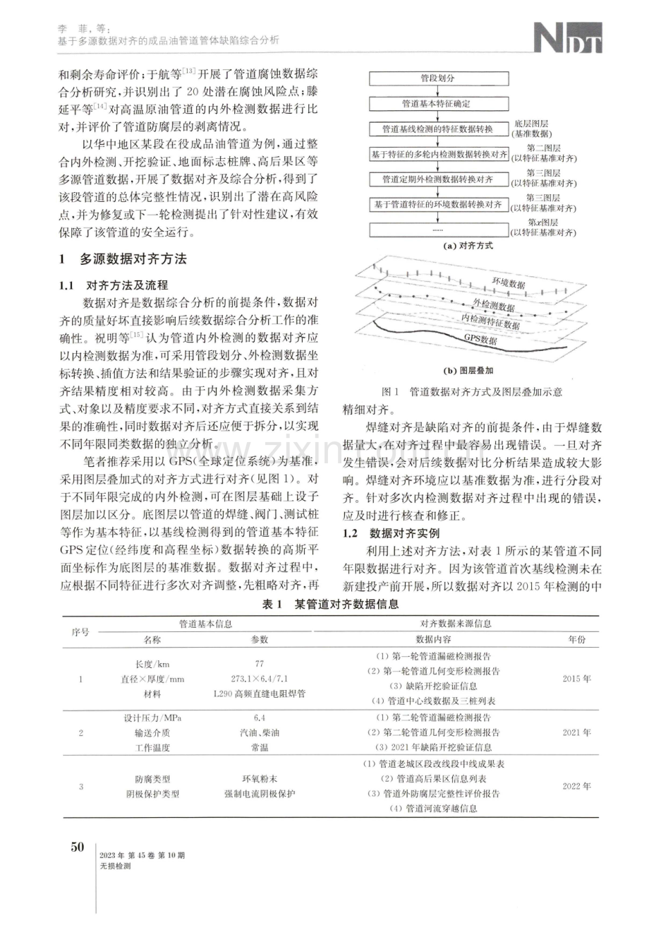 基于多源数据对齐的成品油管道管体缺陷综合分析.pdf_第2页