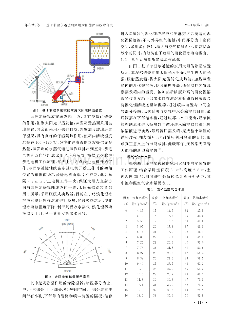 基于菲涅尔透镜的家用太阳能除湿技术研究.pdf_第2页