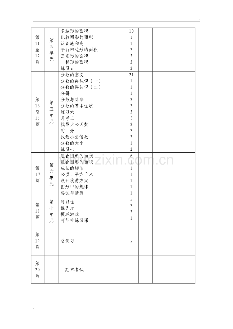 2019年新北师大版五年级上册数学全册教案.doc_第2页