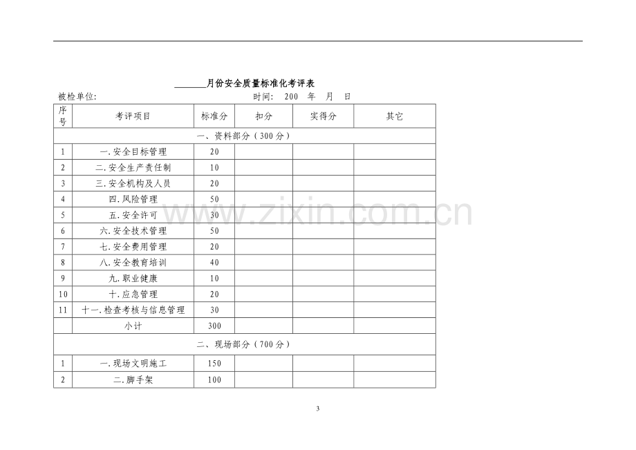 施工单位项目部考核评分表.doc_第3页