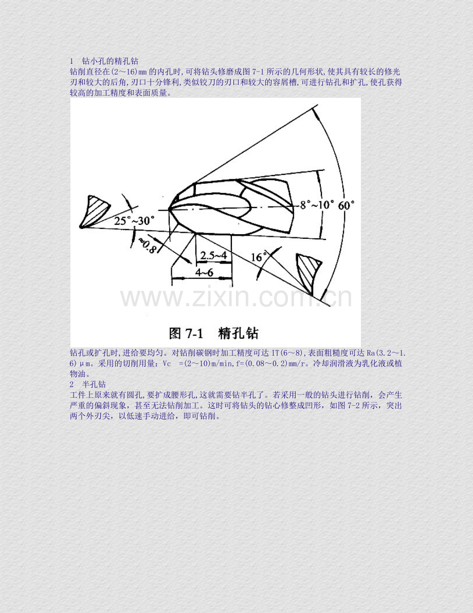 钻削加工-钻头的磨制方法.doc_第1页