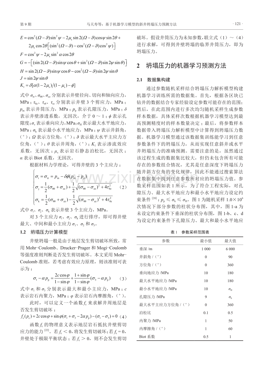 基于机器学习模型的斜井坍塌压力预测方法.pdf_第3页