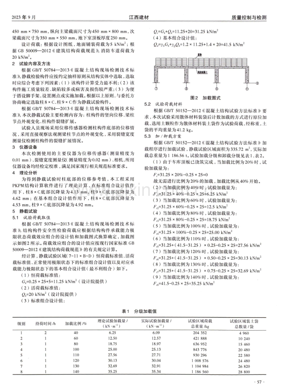 基于静载试验的柱构件承载能力检测及结果分析.pdf_第2页