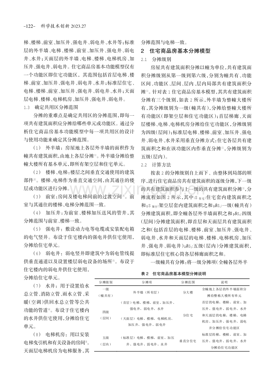 基于建筑功能视角的住宅商品房基本房产分摊模型探究.pdf_第2页