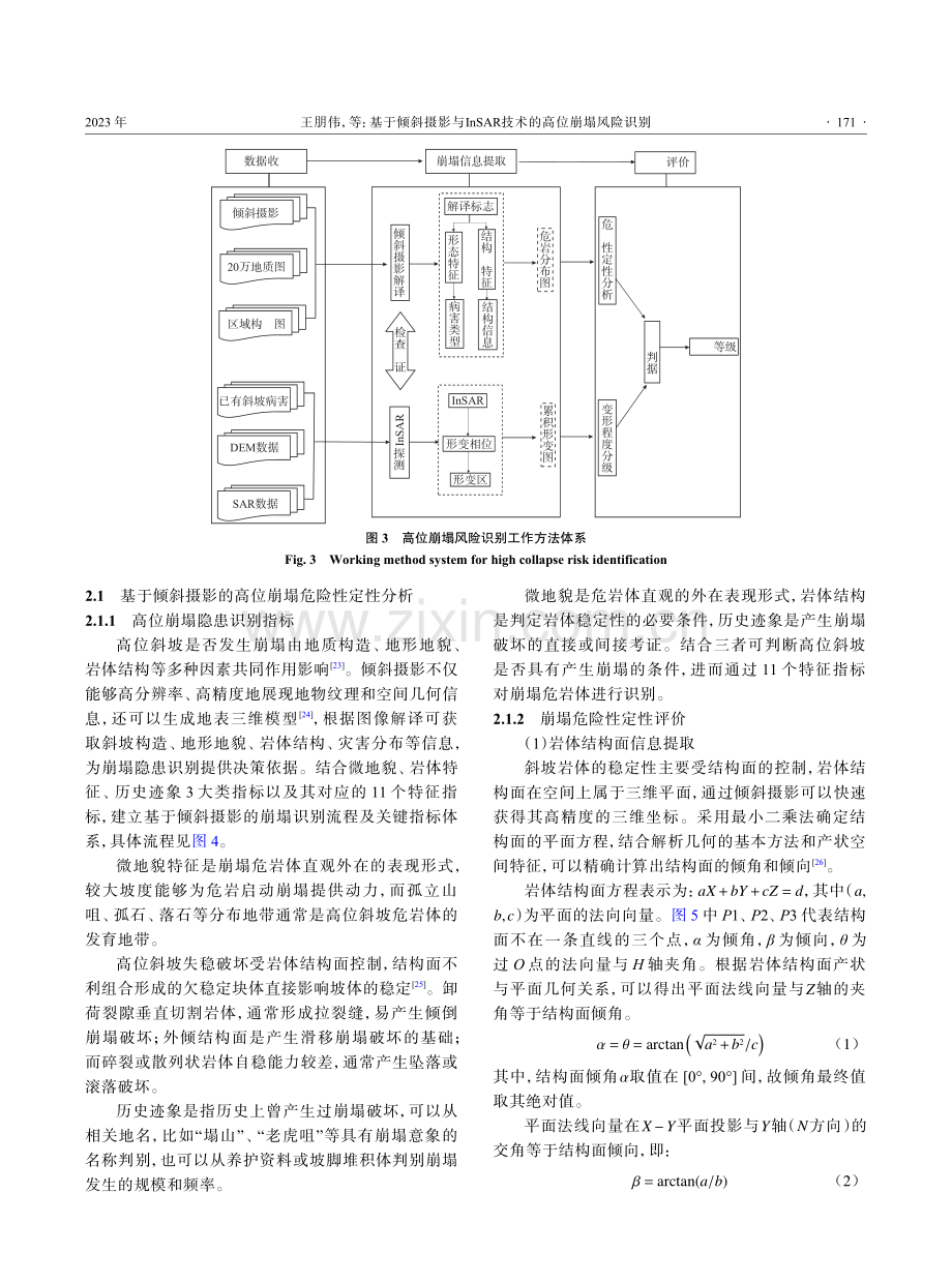 基于倾斜摄影与InSAR技术的高位崩塌风险识别.pdf_第3页