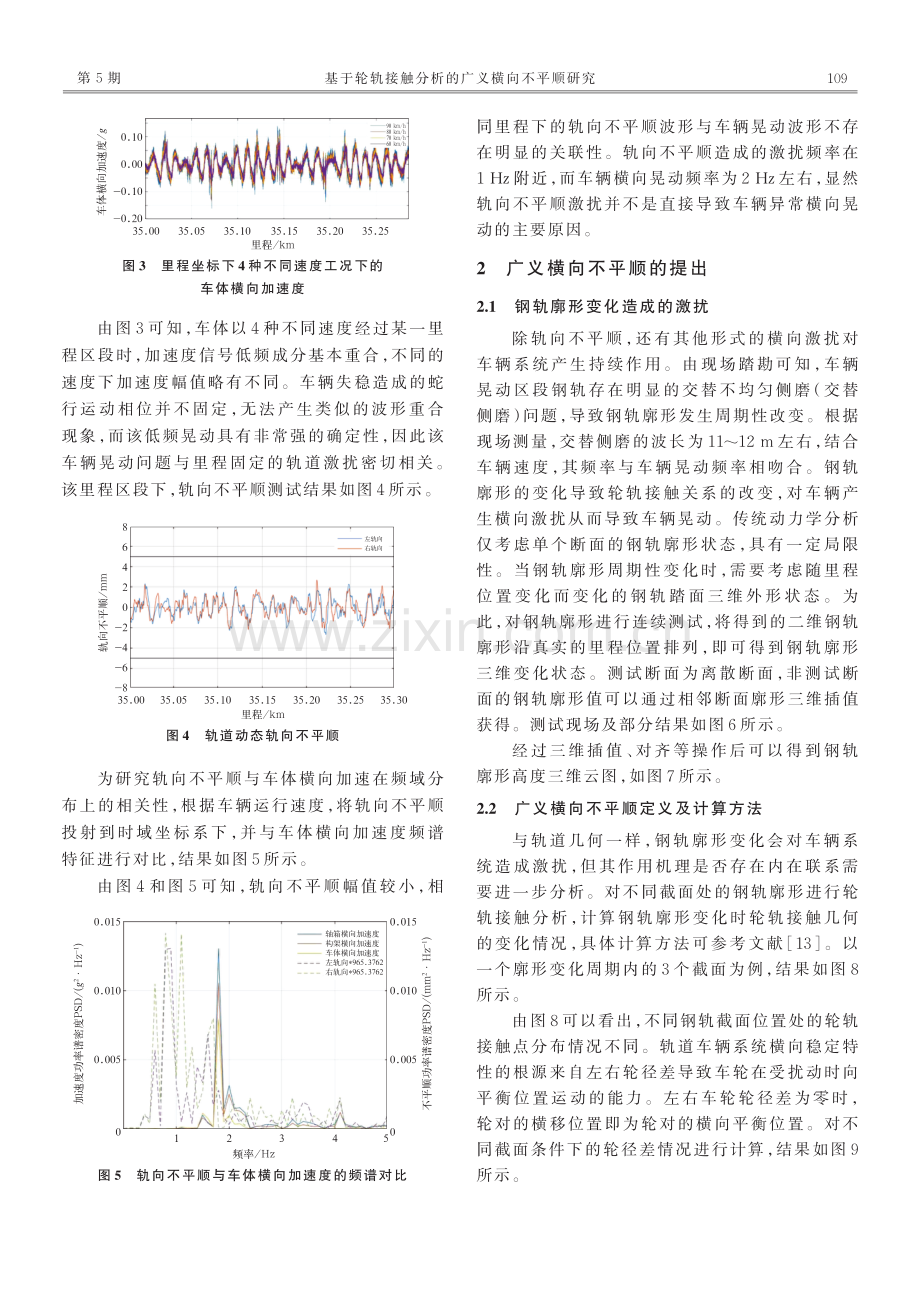 基于轮轨接触分析的广义横向不平顺研究.pdf_第3页