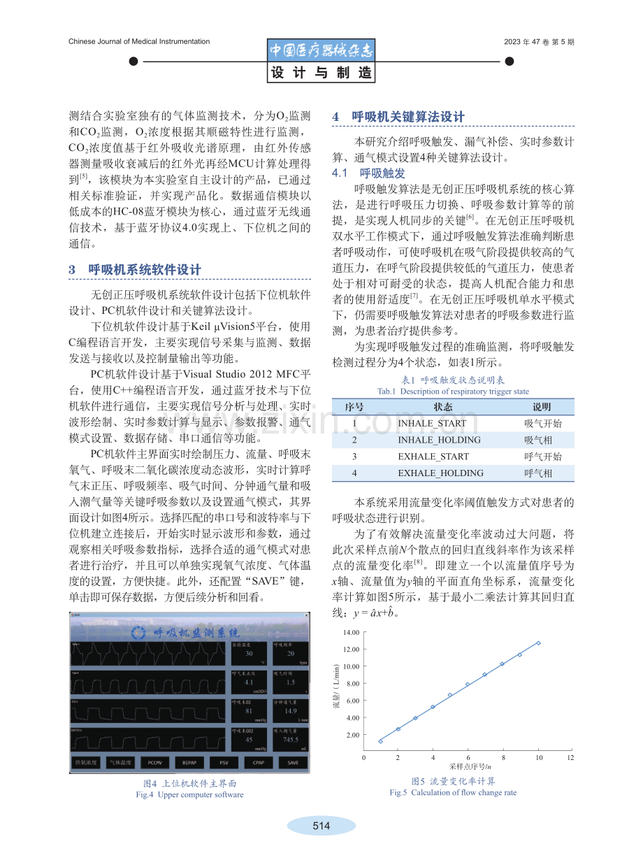 基于流量变化率阈值触发的便携式无创正压呼吸机系统设计.pdf_第3页