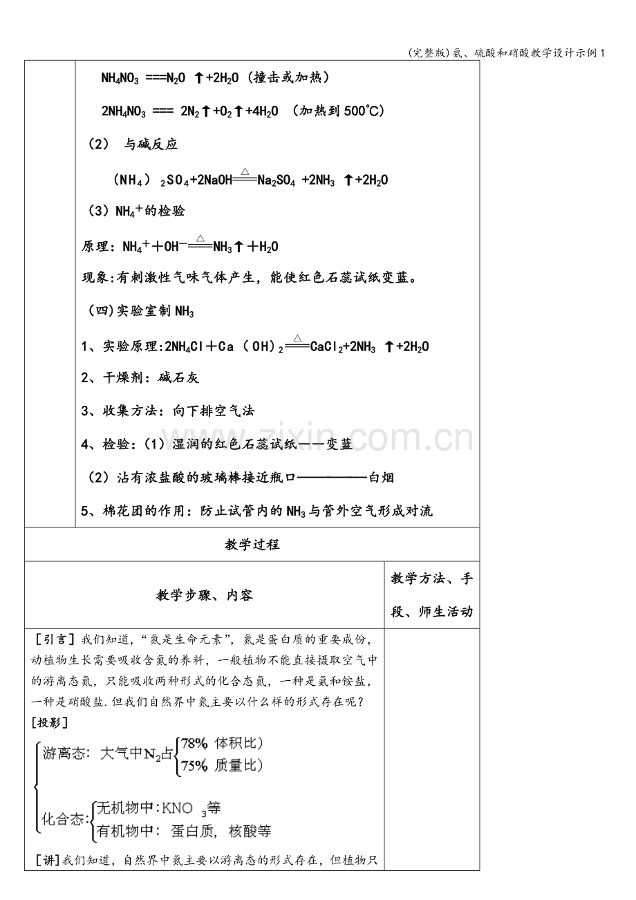 氨、硫酸和硝酸教学设计示例1.doc_第3页