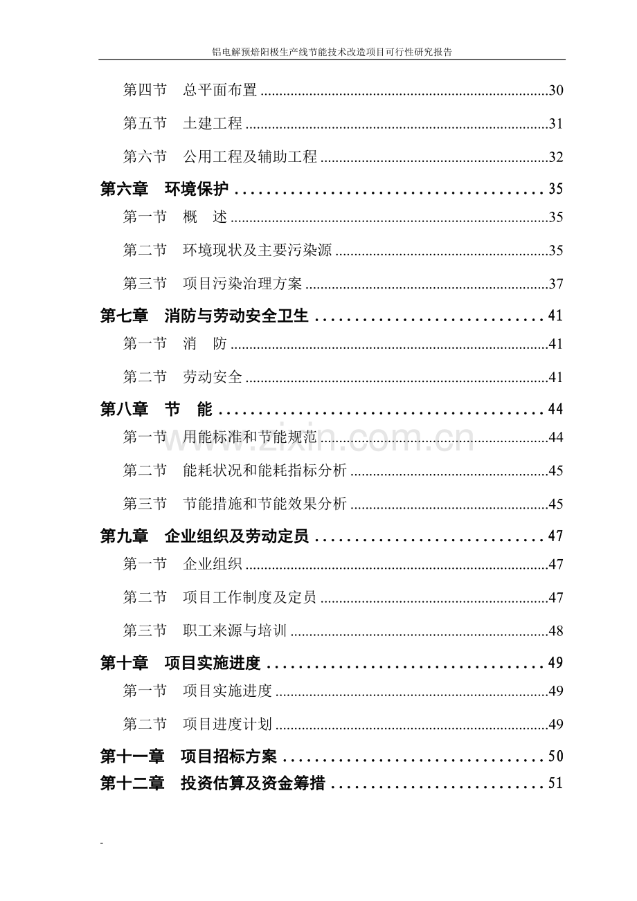 铝电解预焙阳极生产线节能技术改造项目可行性分析报告.doc_第2页