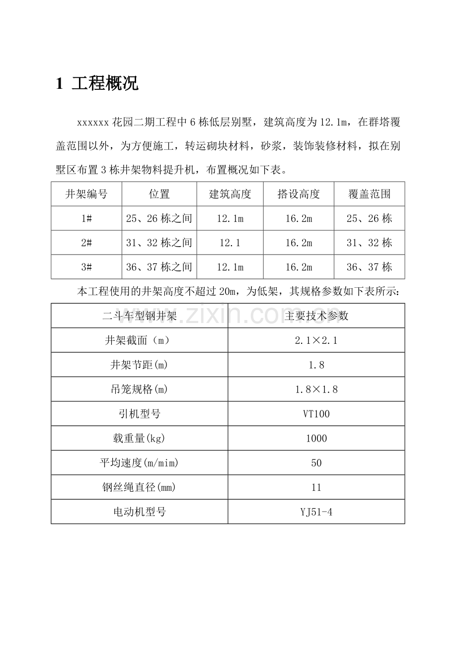 井架专项施工方案书.doc_第1页