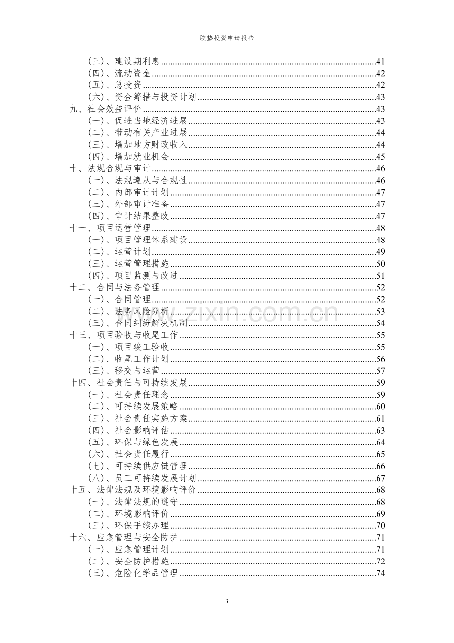 2024年胶垫投资申请报告书.docx_第3页