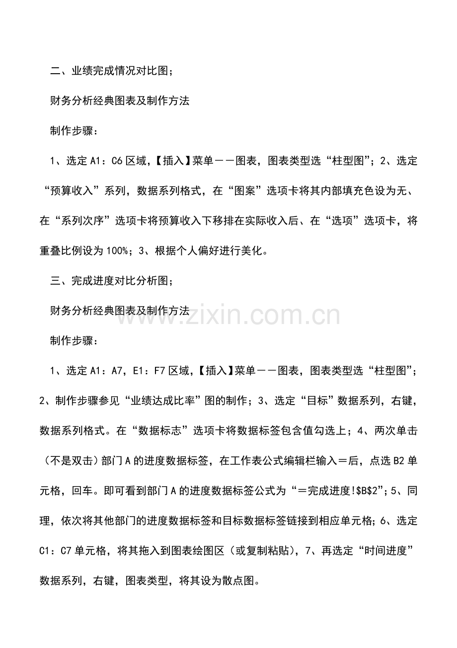 会计实务：财务分析经典图表及制作方法.doc_第2页