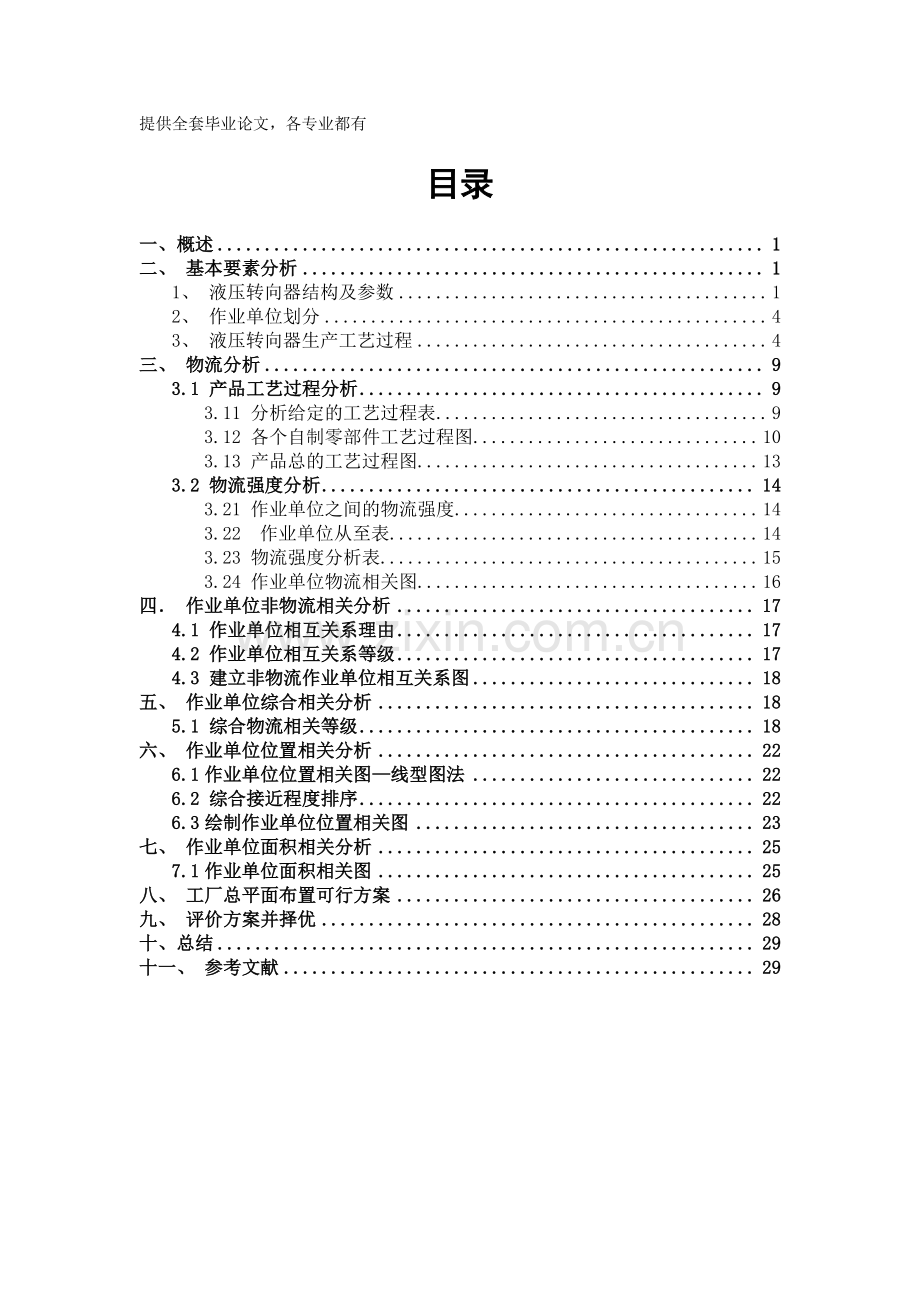 液压转向器厂总平面设计.doc_第1页