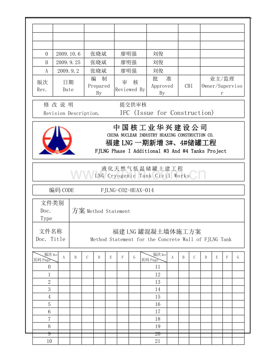 lng墙体施工方案书-施工方案.doc_第1页