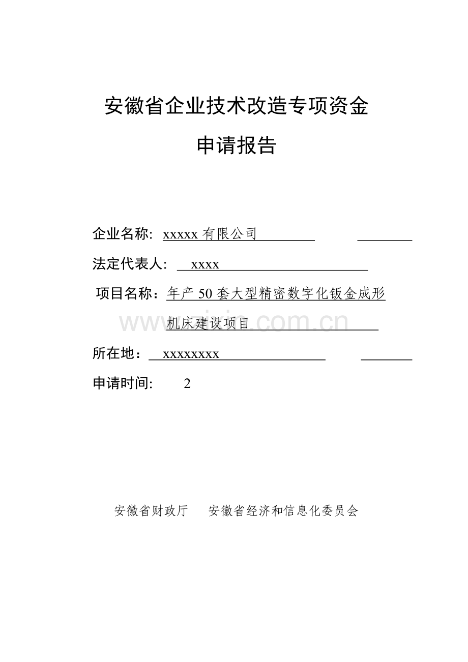 年产50套大型精密数字化钣金成形机床专项可行性研究报告.doc_第2页