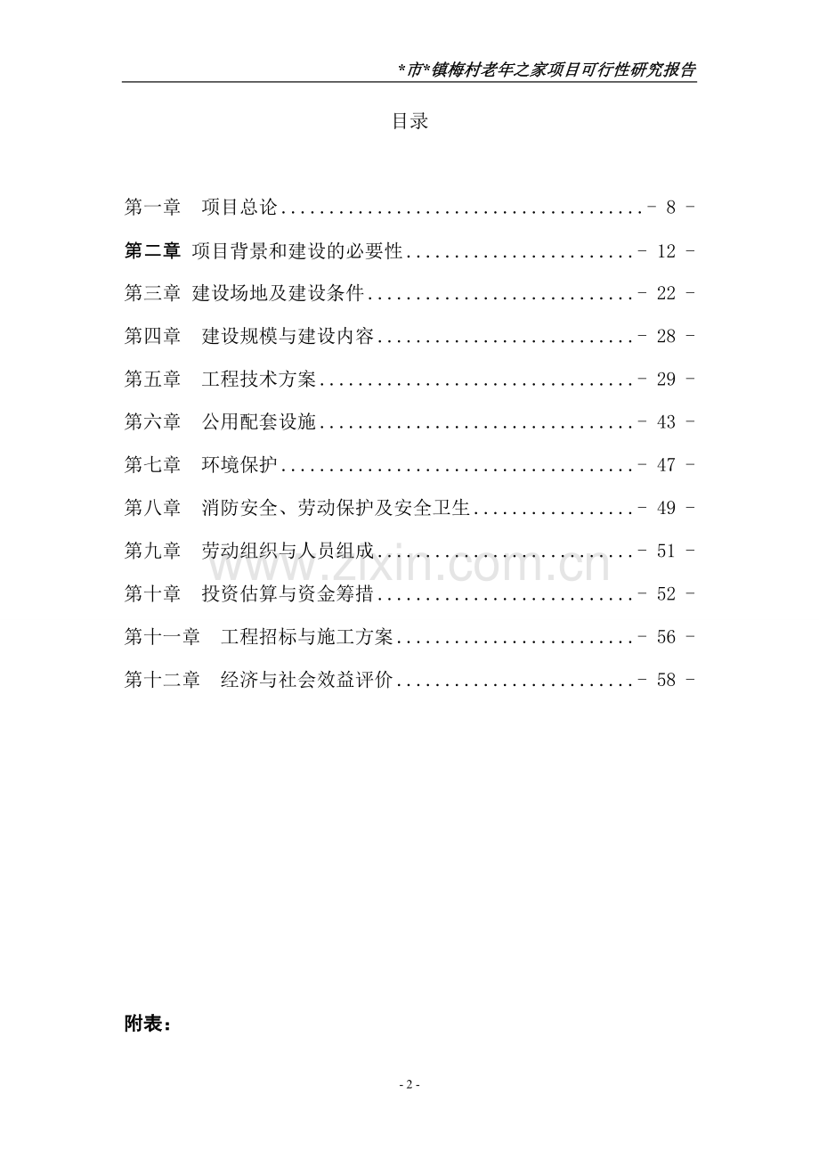 梅村老年之家项目可行性分析报告.doc_第2页