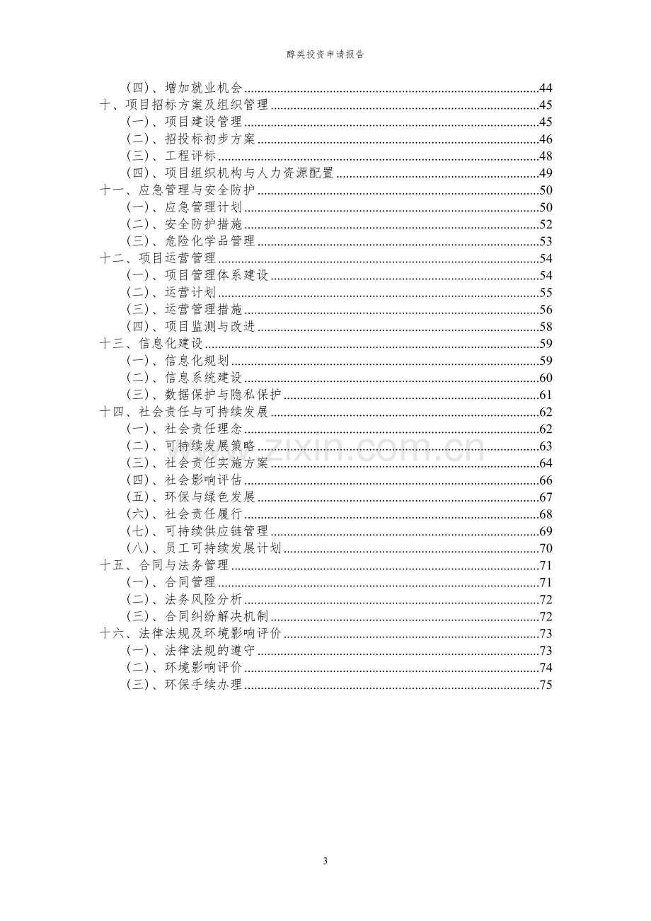 2024年醇类项目投资申请报告.docx_第3页