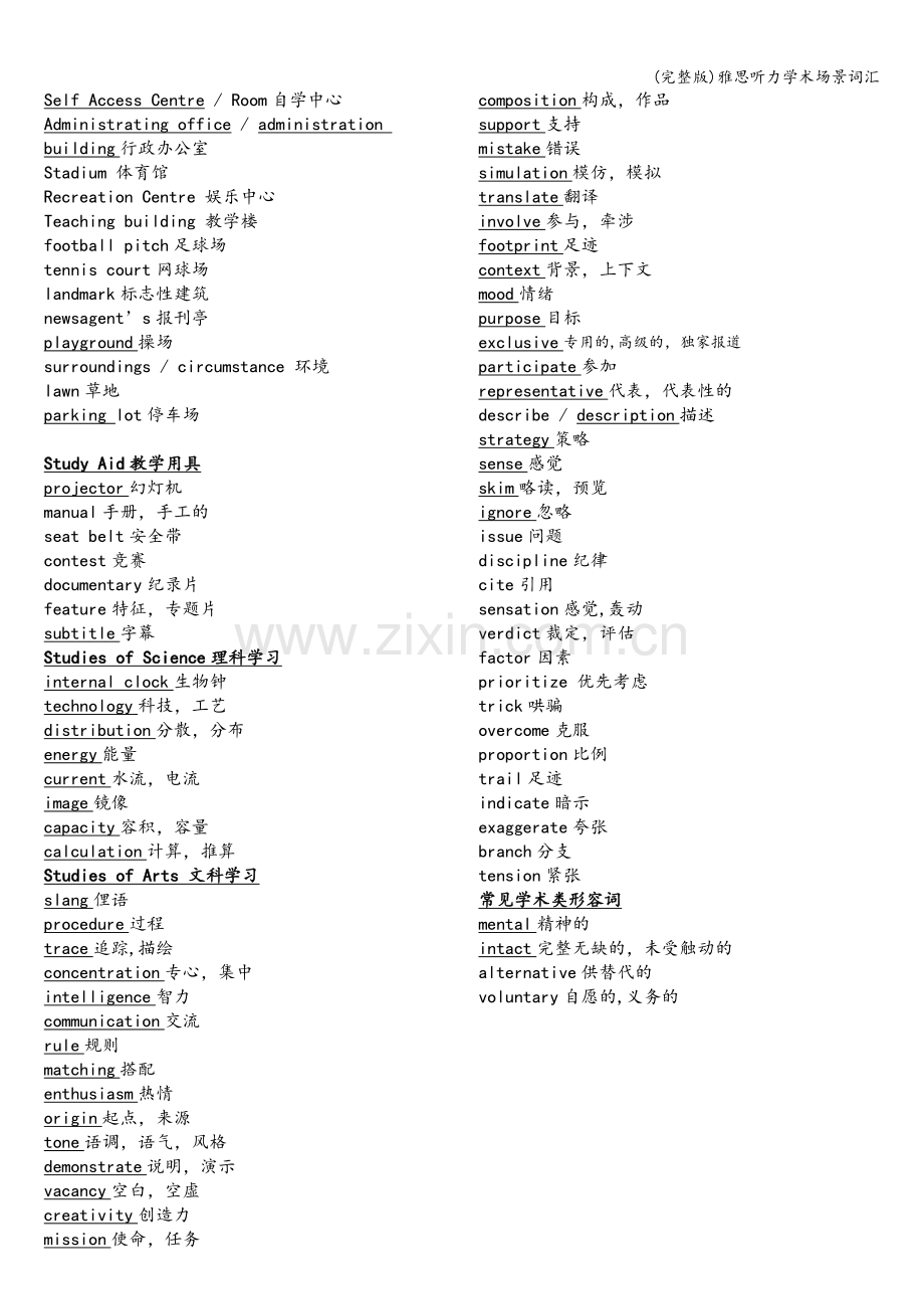 雅思听力学术场景词汇.doc_第3页