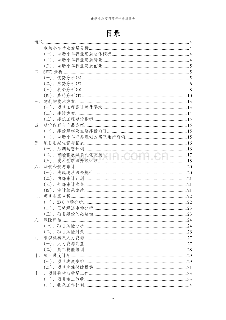 2023年电动小车项目可行性分析报告.docx_第2页