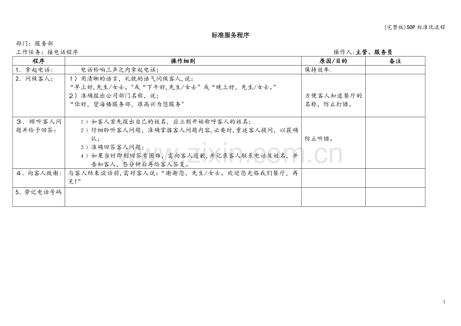 SOP标准化流程.doc_第1页