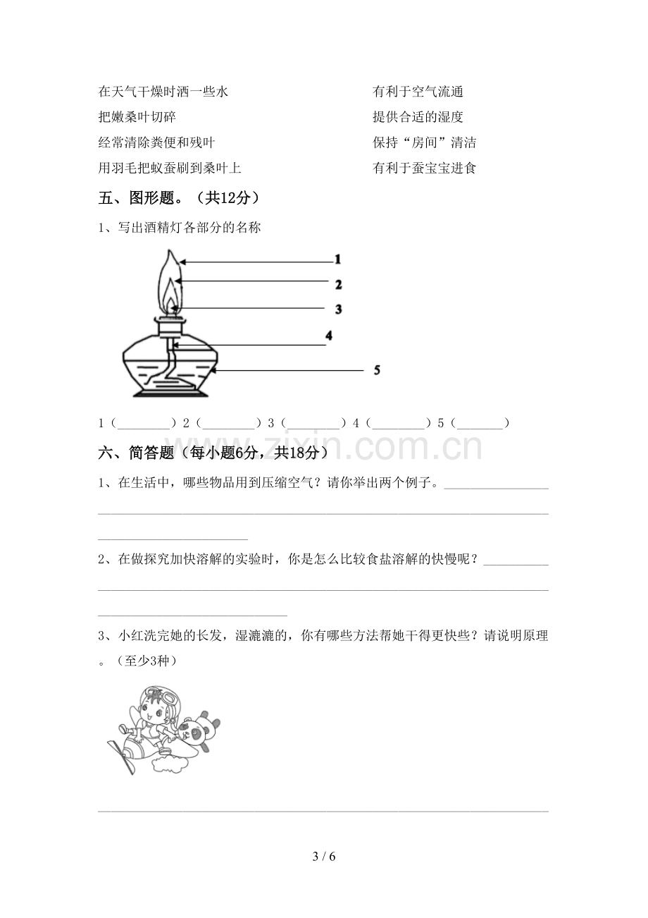 2022-2023年教科版三年级科学下册期中考试题.doc_第3页