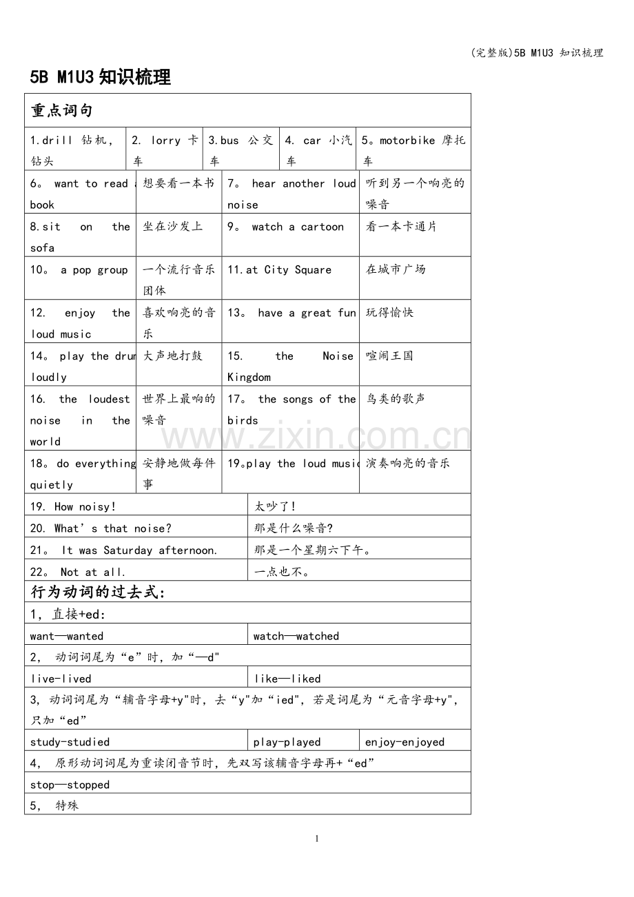 5B-M1U3-知识梳理.doc_第1页