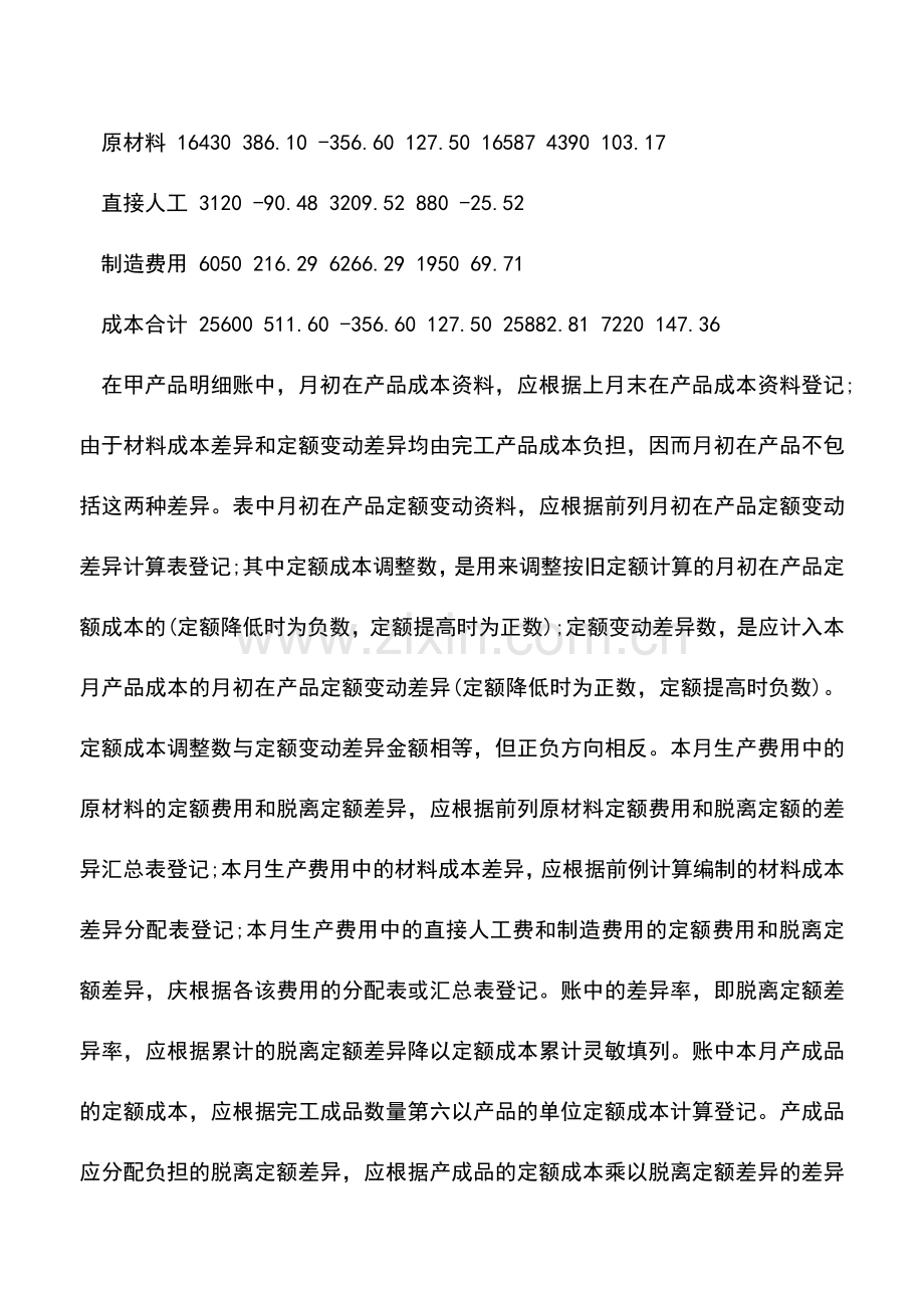 会计实务：财务核算方法：定额成本法的案例分析.doc_第3页