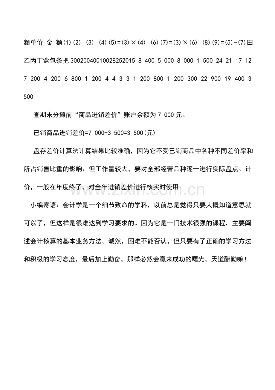 会计实务：已销商品盘存差价计算法.doc_第2页