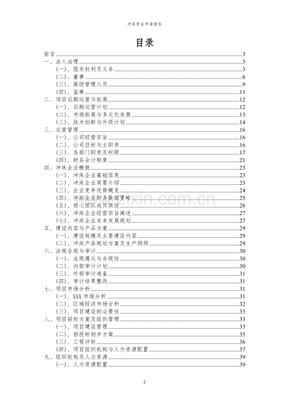 2024年冲床项目资金申请报告.docx_第2页